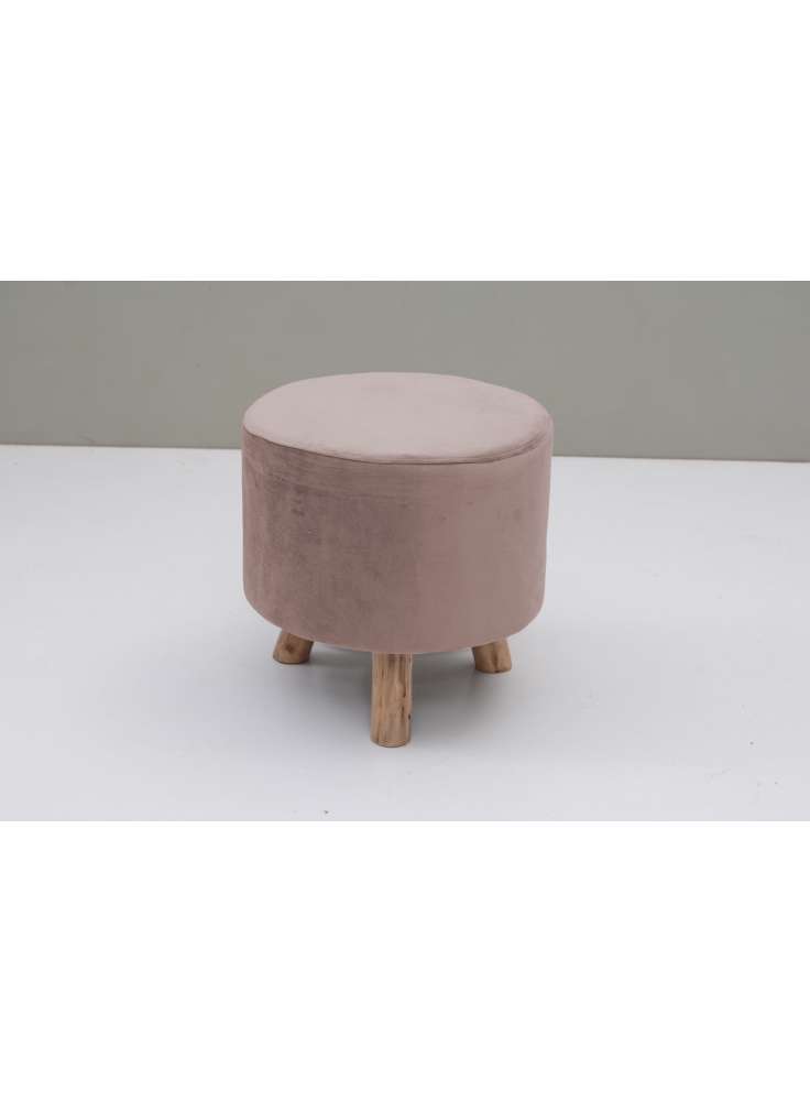BLUSH PINK STOOL